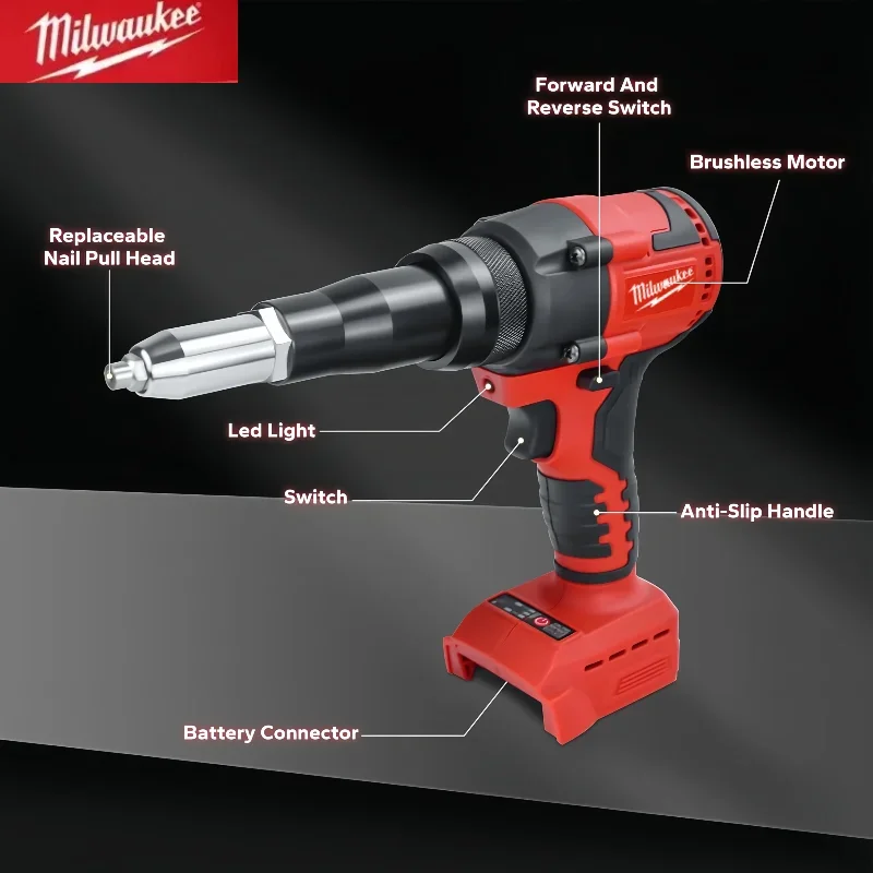 milwaukee-48mm-pistolet-a-riveter-electrique-sans-fil-outil-de-riveteuse-automatique-sans-brosse-avec-lumiere-led-pour-batterie-18v-20v