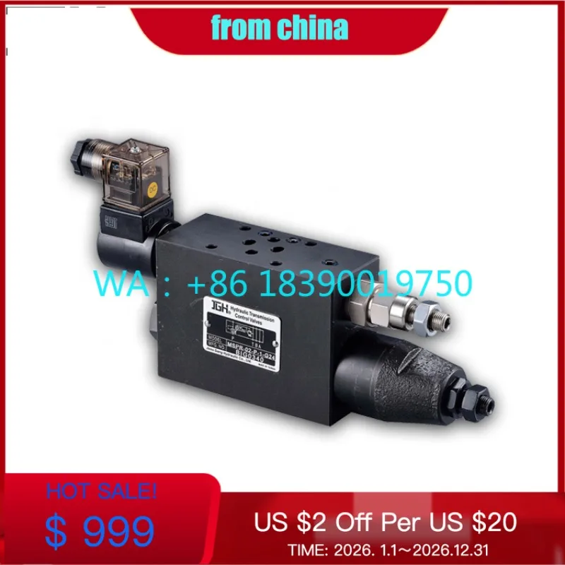 MSPR Modular Solenoid Reducing Hydraulic Valve