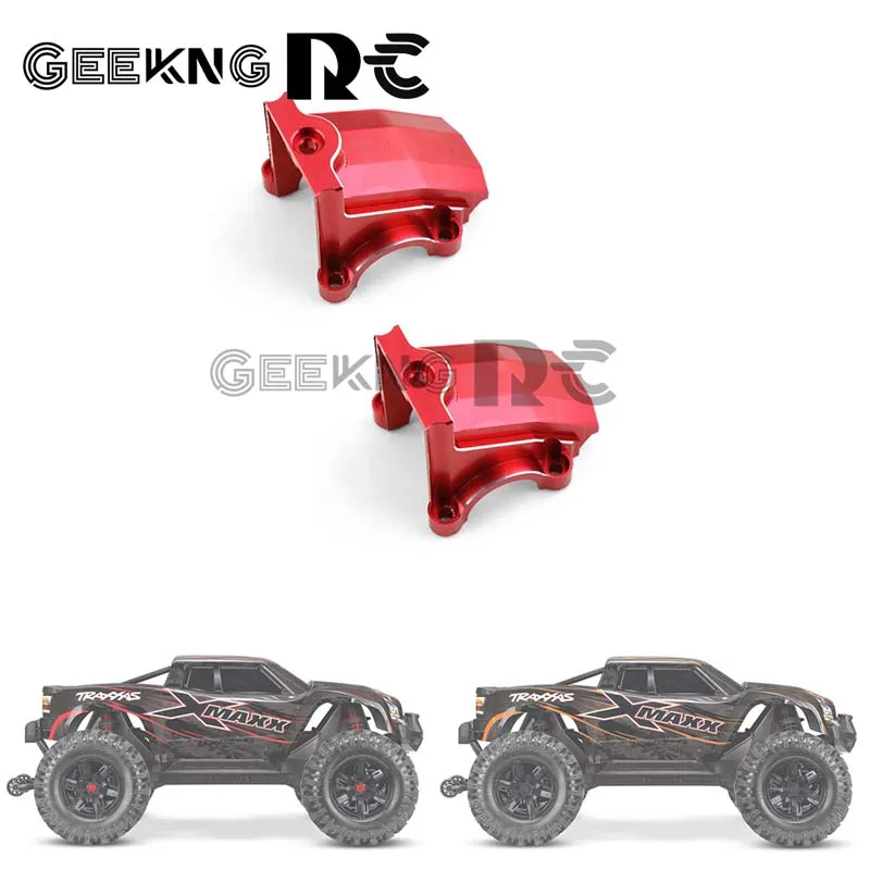 

2Pcs Metal Front And Rear Differential Cover Gearbox Cover For 1/5 Traxxas X-Maxx Xmaxx 6S 8S RC Car Upgrade Parts