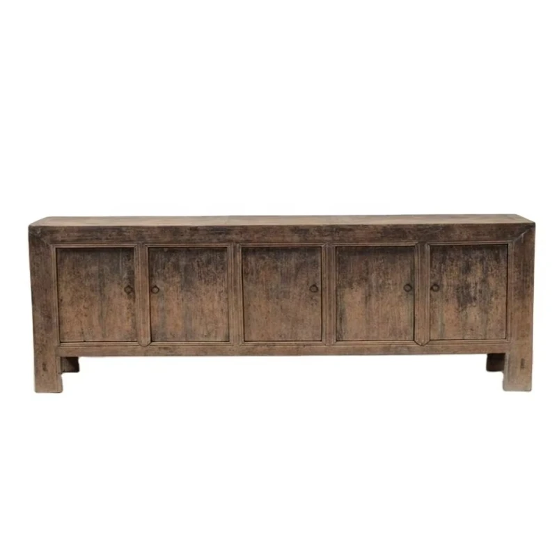 

Furniture Vintage Rustic Shabby Chic Black Cabinets Sideboard