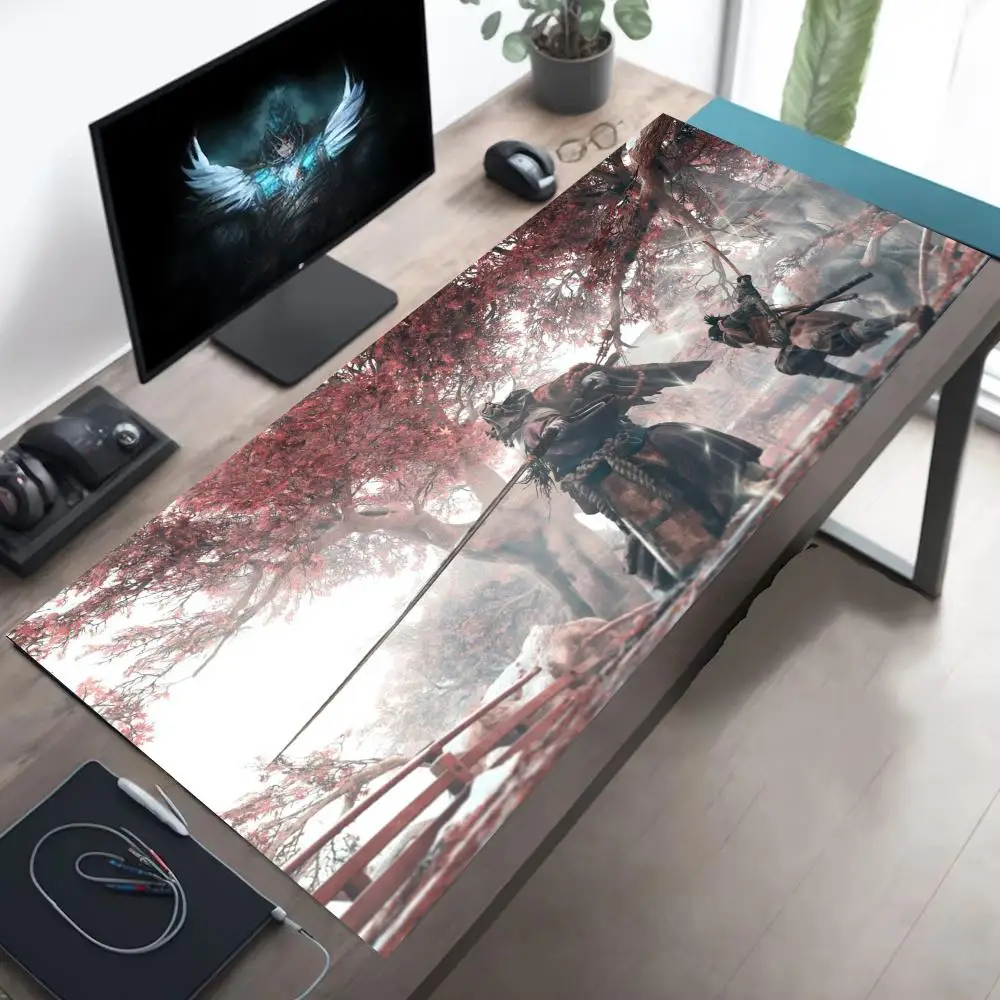 

Samurai XXL Gaming MousePad Office Accessories Learning PC Desktop Keyboard Accessories Endless Gamer Economic Desk mats