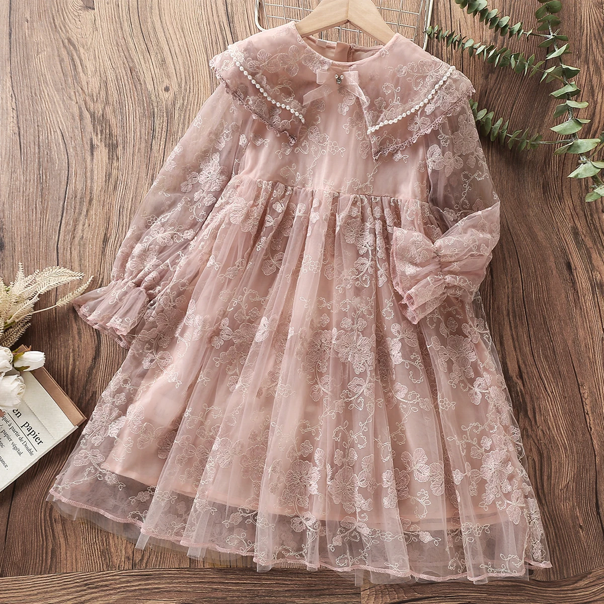 

Kids Lace Dresses for Girls Princess Flower Dress Pink Baby Outfits Children Clothes for Teenagers Costumes 4 5 6 8 10 12 Years