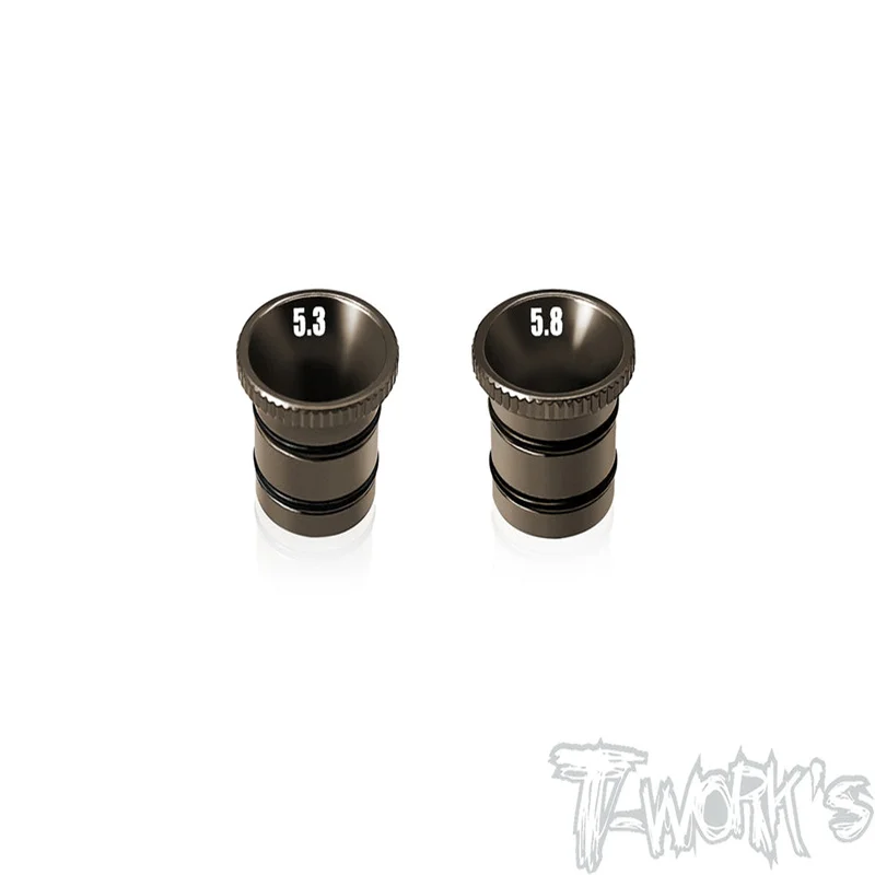 Original t funciona alumínio fluente carburador redutor 5.3mm/5.8mm (para os, novarossi) 1 peças rc profissional parte