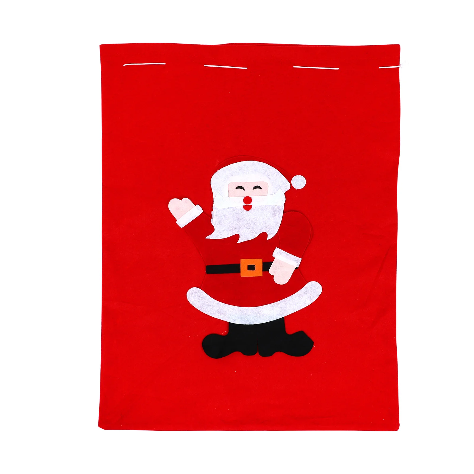 

Candy Bag Christmas Gift Goodie Drawstring Bags for Gifts Large Red Non-woven Fabric