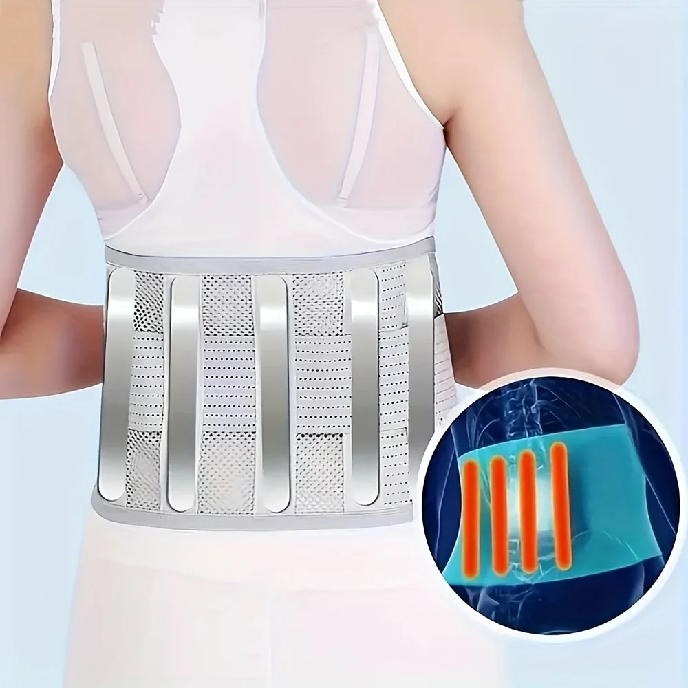 Lower Back Support Waist Sprain Brace Belt Sciatica Pain Therapy Work Men&Women