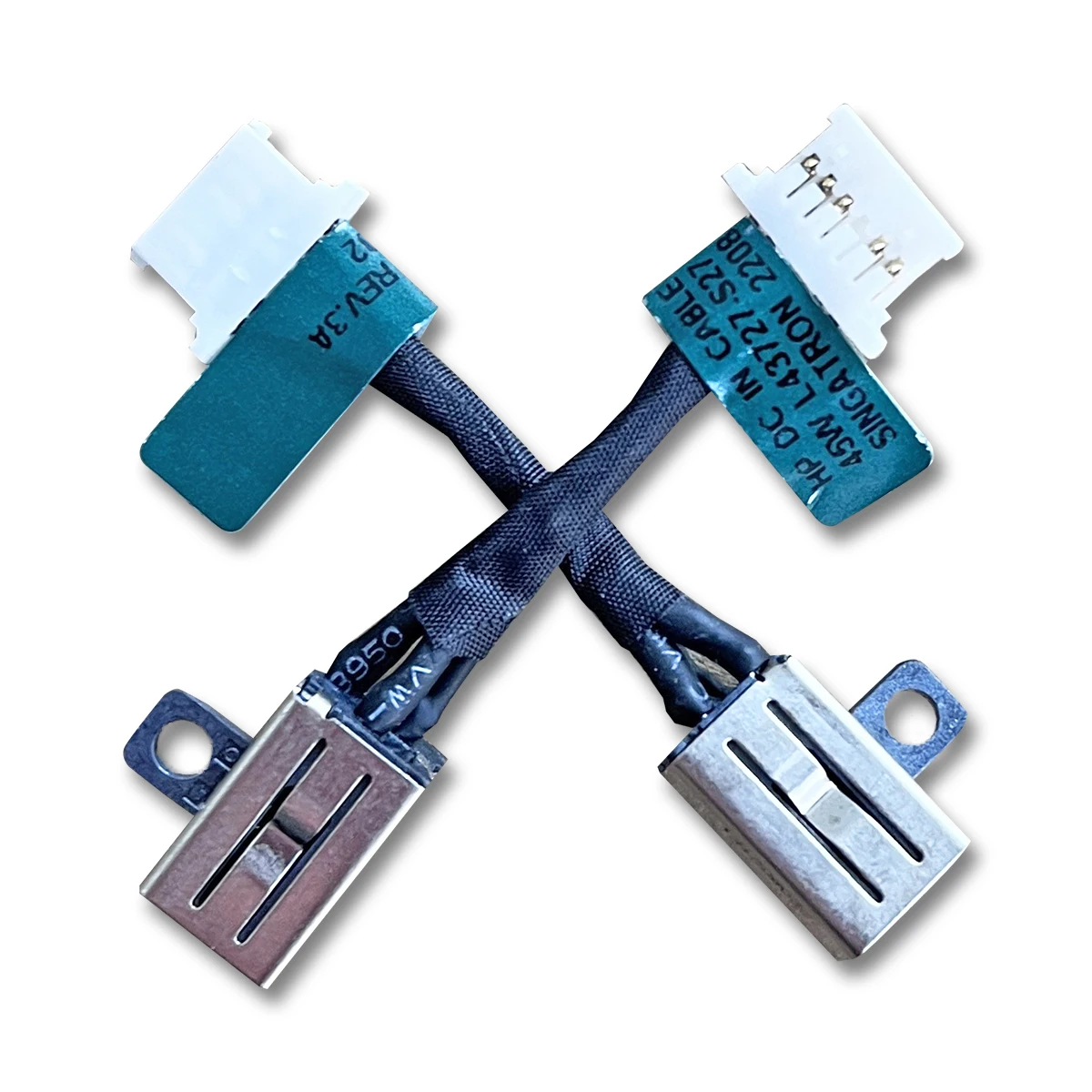 For HP Stream 11-AK Series  L43727-F27 L43727-S27 L43727-T27 L43727-Y27 DC Power Jack Charging Port Socket Connector with Cable