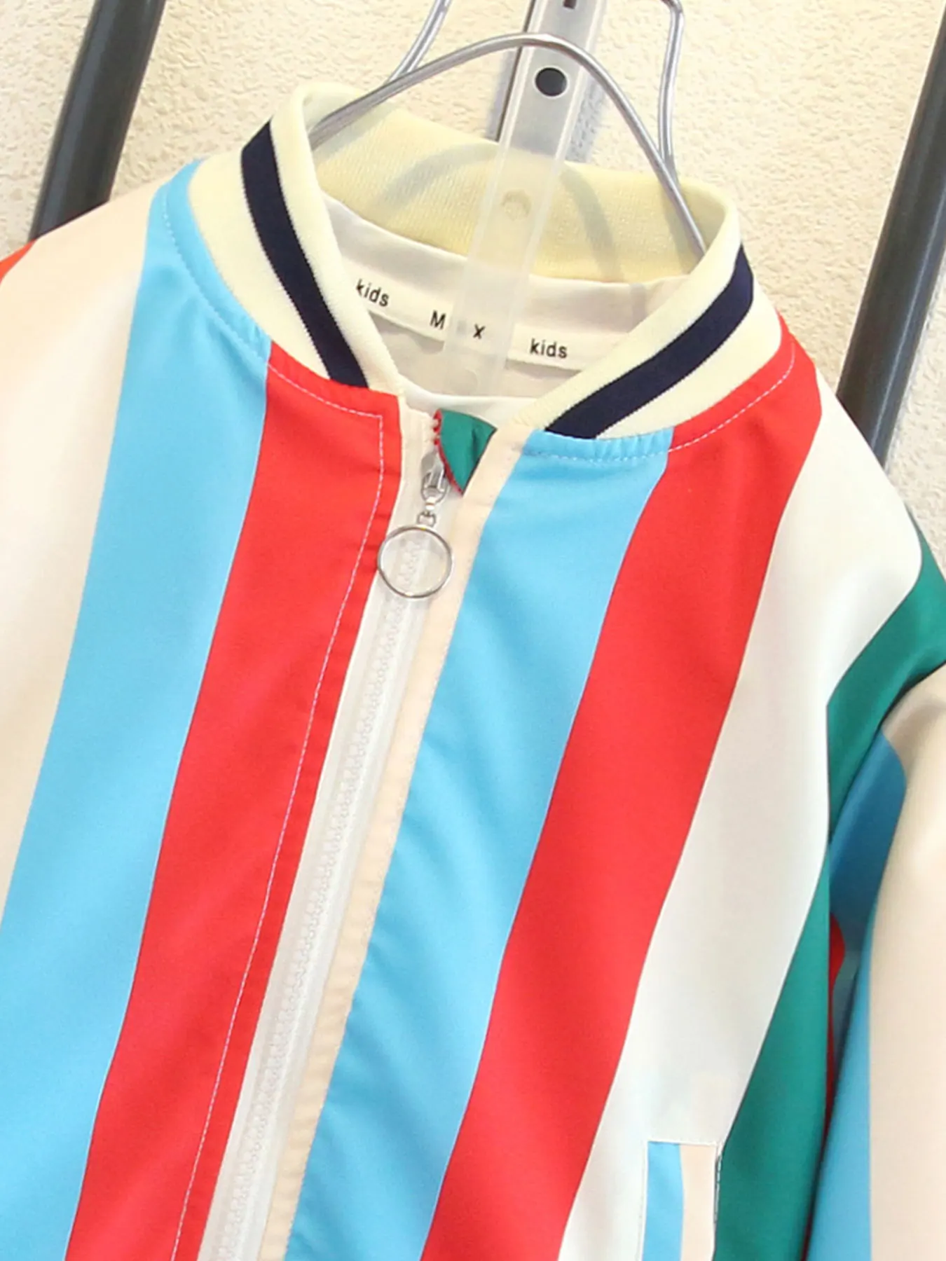 Trendy Color - Blocked and Striped Spring - Autumn Jackets for 3 - 10 Yr Old Boys