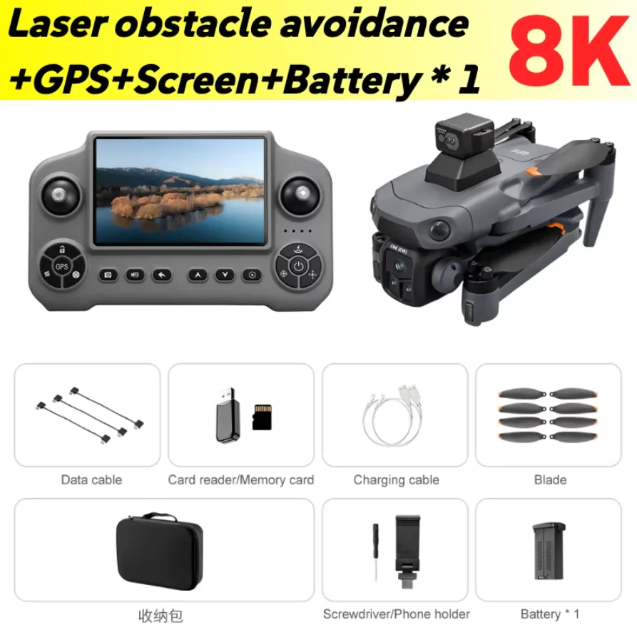 Lenovo GPS Drone V918 Max 4K Professionele HD Camera Fotografie Borstelloze Opvouwbare Quadcopter Laser Obstakelvermijding Drone