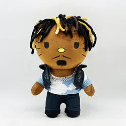 Olá Kitty como Juice WRLD Boneca de pelúcia Plushies Brinquedos de pelúcia fofos para crianças meninos meninas presentes de Natal