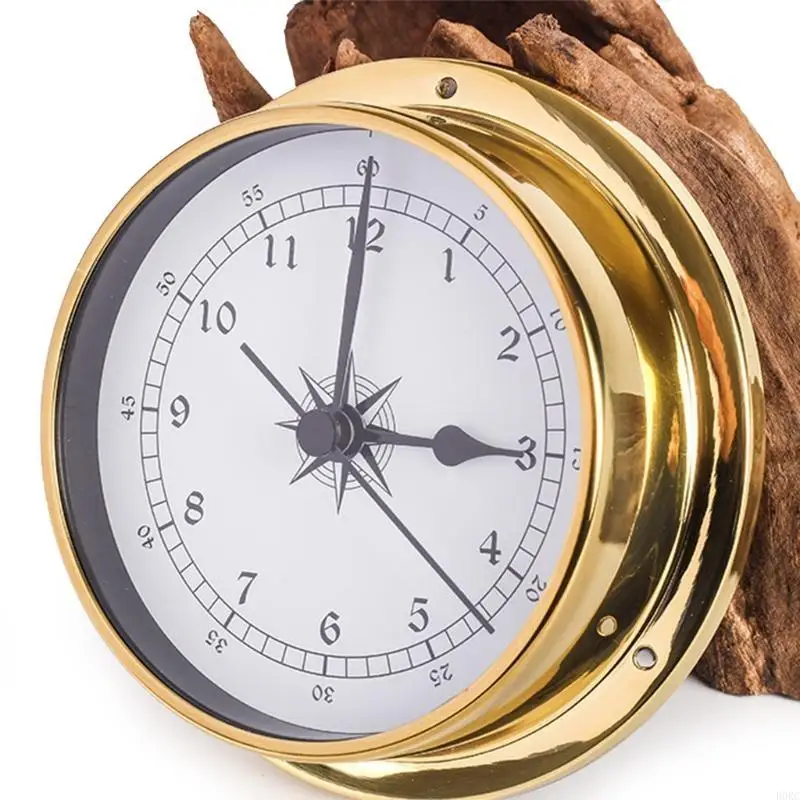 B0KC Wall Mounted Thermometer Hygrometer Barometer Watch Tidal Clock