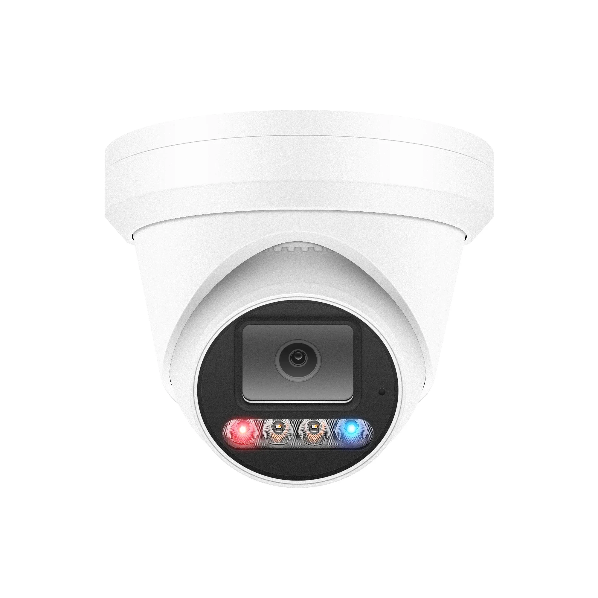 2026 YCX 8MP POE IP Camera Active Deterrence Outdoor Security Camera 2-Way Audio Color Vision Full Metal Surveillance Camera