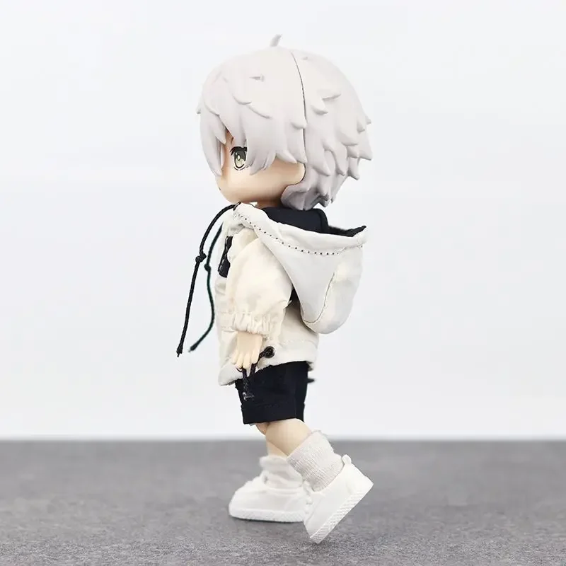 ตุ๊กตาขยับแขนขาได้เคลื่อนย้ายได้ตุ๊กตาตุ๊กตา Ob11 nagi Seishiro BJD ที่ล็อคสีน้ำเงินตุ๊กตาพลาสติกพีวีซีรูปปั้นรูปปั้นทั้งชุดของขวัญของสะสม