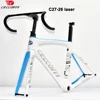 CECCITTI cuadro de bicicleta con Cable oculto, freno de disco, neumáticos máx., 28mm 2