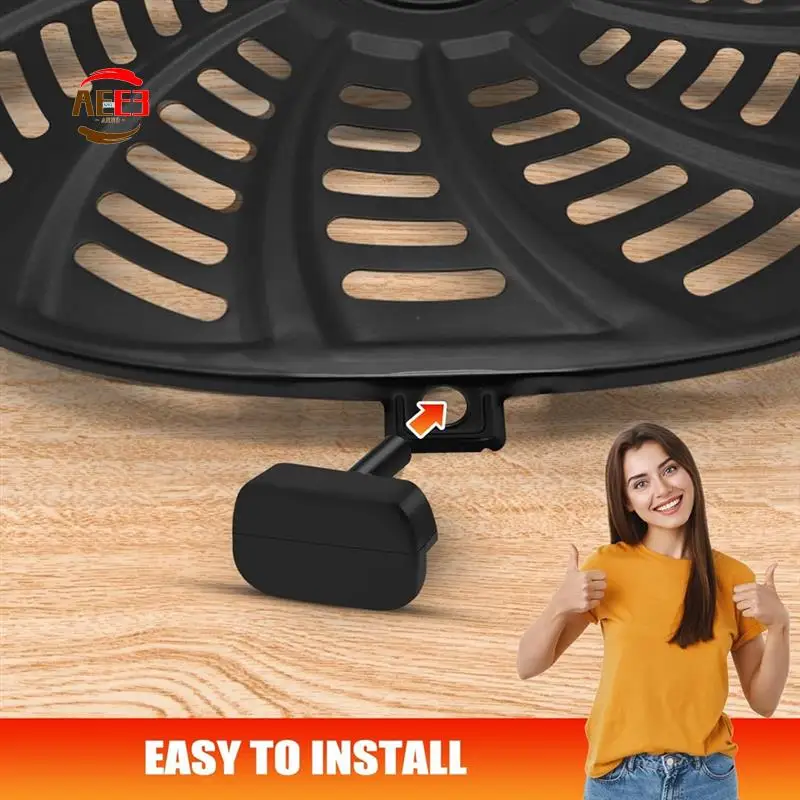 AEE3-Air Fryer Rubber Feet For GAF686 GAF798 GAF838 Air Fryer Oven Etc, 12PCS Silicone Air Fryer Replacement Parts Tabs Tips