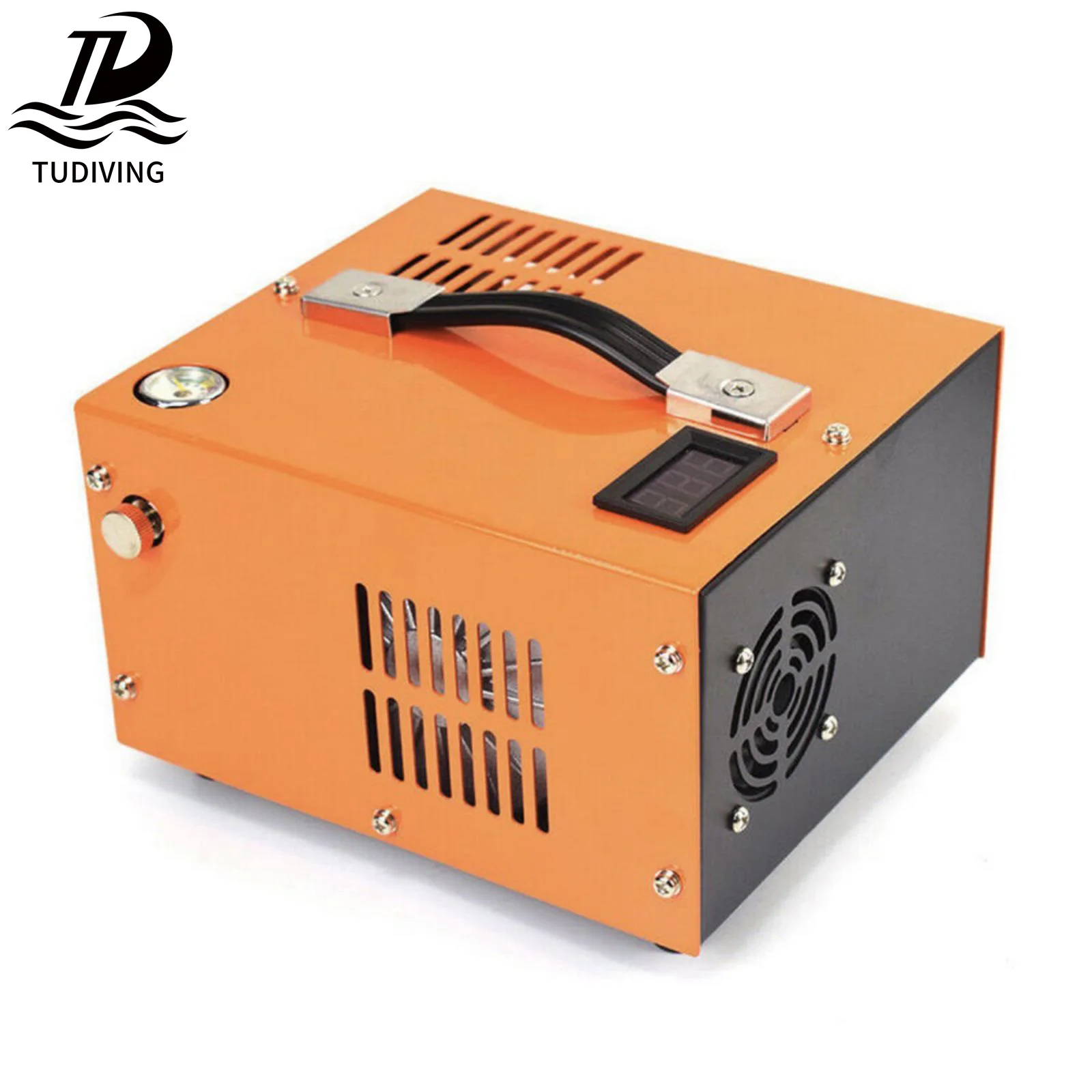 TUDIVING Hot Sale 12V 110V 220V High Pressure External Converter 300bar 4500psi Snorkeling Paintball Hunting PCP Air Compressor