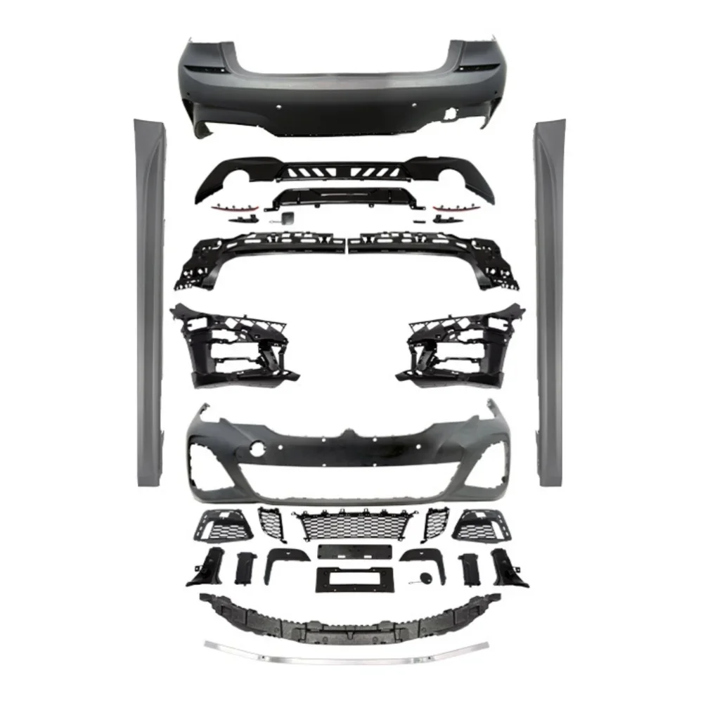 Car Surround Body Kit front rear bumper Side skirt front rear lip For BMW 3 series G20 G28 M Tech