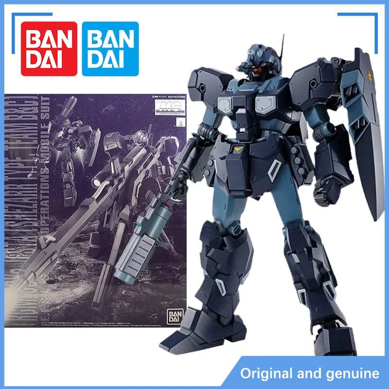 Spot Bandai Genuine Gundam Model Kit Anime Figure MG RGM-96Xs Jesta Shezarr Type Team B C  Anime Action Figure Toys for Children