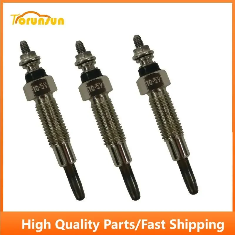 Glow Plug 15261-65510 15694-65510 15951-65510 for Kubota V1502 V1702 V1902 B1550D B1550E B1550HSTD B1550HSTE B1750D B1750E
