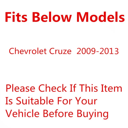 Imagen 2 del producto Cubierta de espejo retrovisor lateral para Chevrolet Cruze, carcasa de espejo retrovisor, accesorios automotrices, embellecedor, 2009, 2010, 2011, 2012, 2013