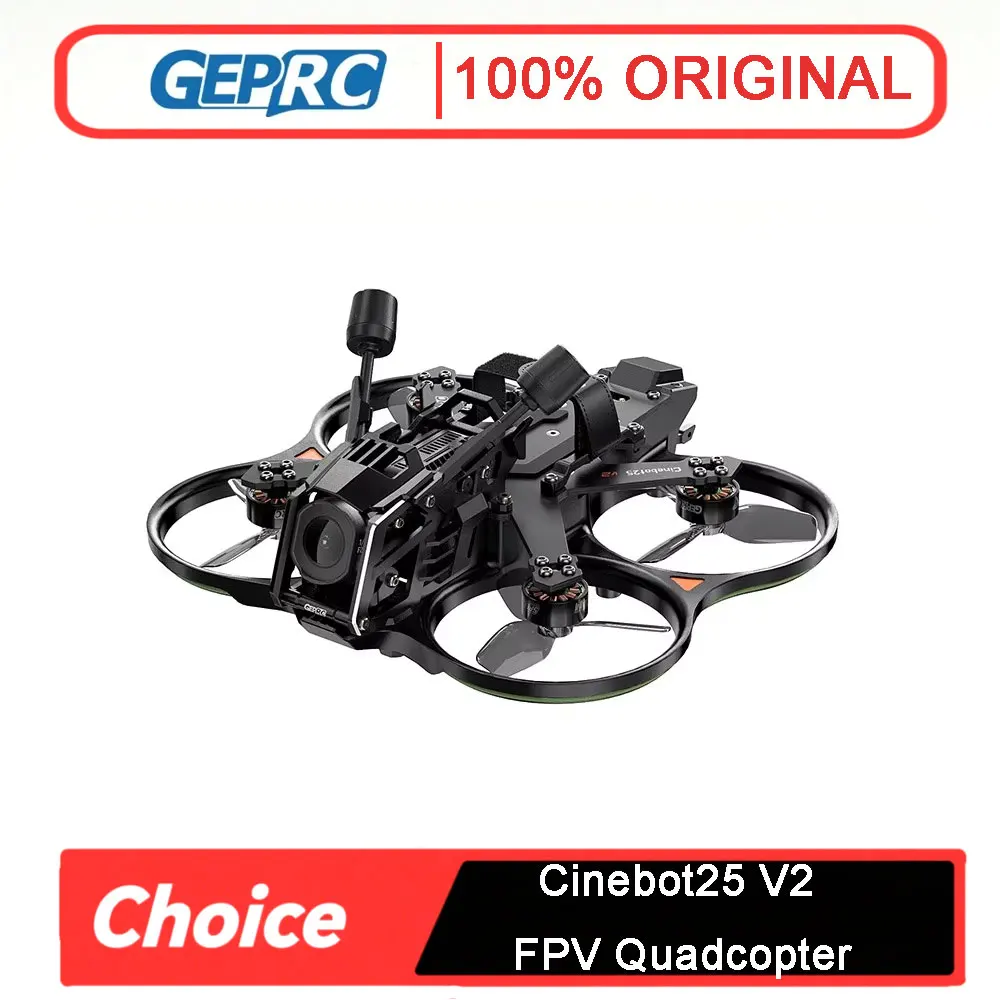 GEPRC Cinebot25 V2 O4 Pro/WTFPV 2.5-inch Indoor/Outdoor Aerial Cinematography Quadcopter