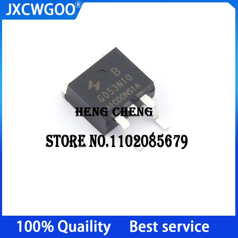 10PCS 100%New Original HYG053N10NS1B G053N10 TO-263 N-channel 100V 120A MOSFET