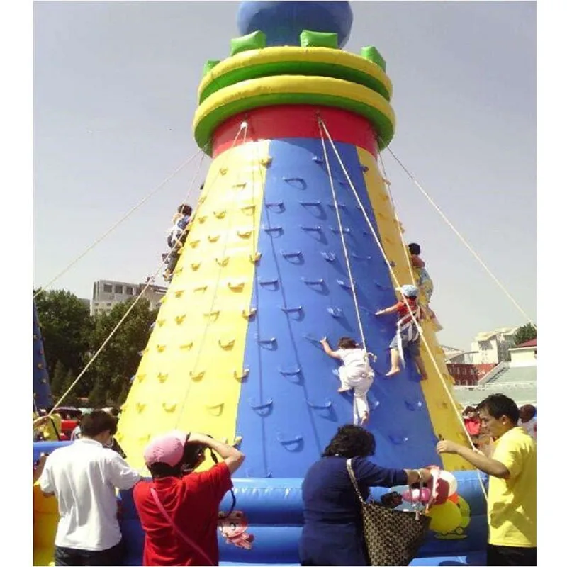 Gym equipment Combined inflatable floating rock climbing wall