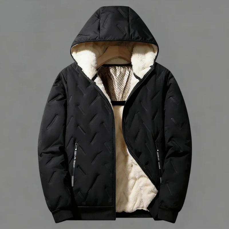 

2025 Autumn and Winter Men's New Hooded Jacket, Warm, High-quality, Comfortable, Simple,Fashionable,Casual Cotton Jacket for Men