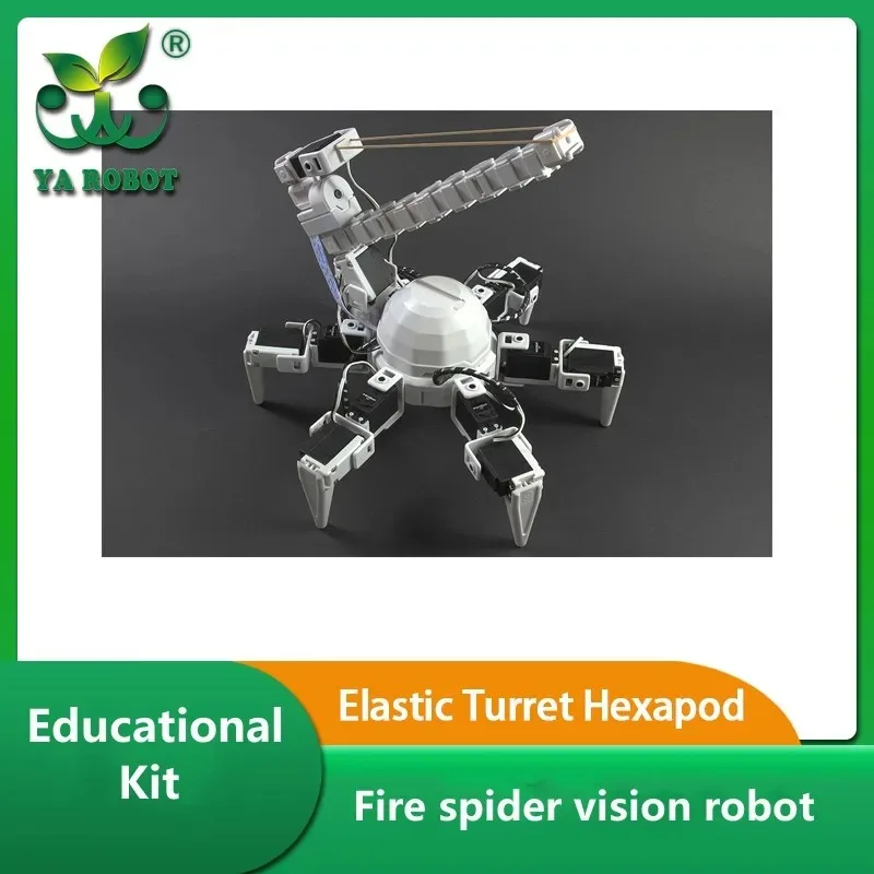 EZRobot Elastic Turret Hexapod Fire Spider Robot Visual Robot Education Kit