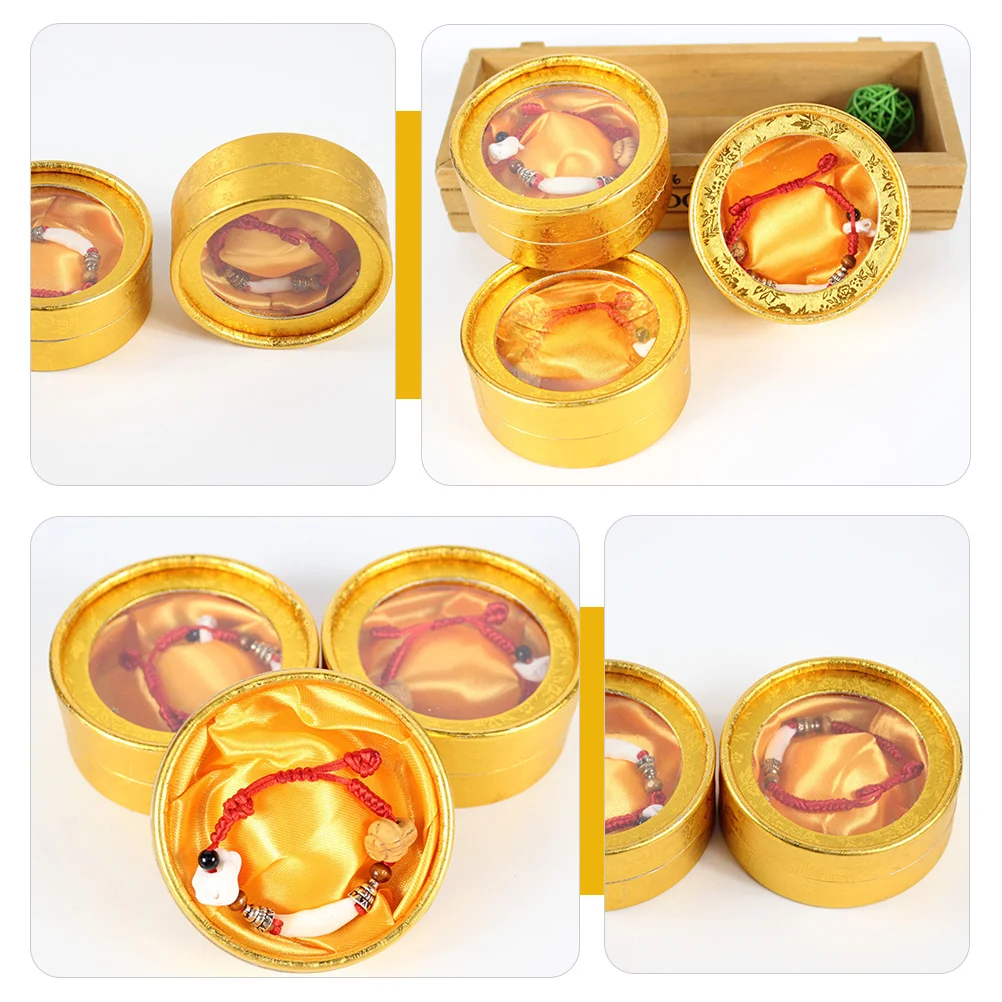 

6 Pcs Bracelet Storage Case Small Jewelry Boxes for Women Mini Holder Packaging Bracelets