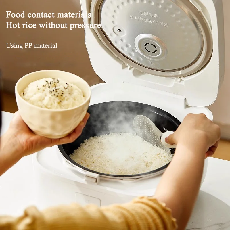 Magnetic Rice Scoop Non-Stick Heat-Resistant Thickened Standable Kitchen Utensil for Electric Rice Cooker Household Cooking