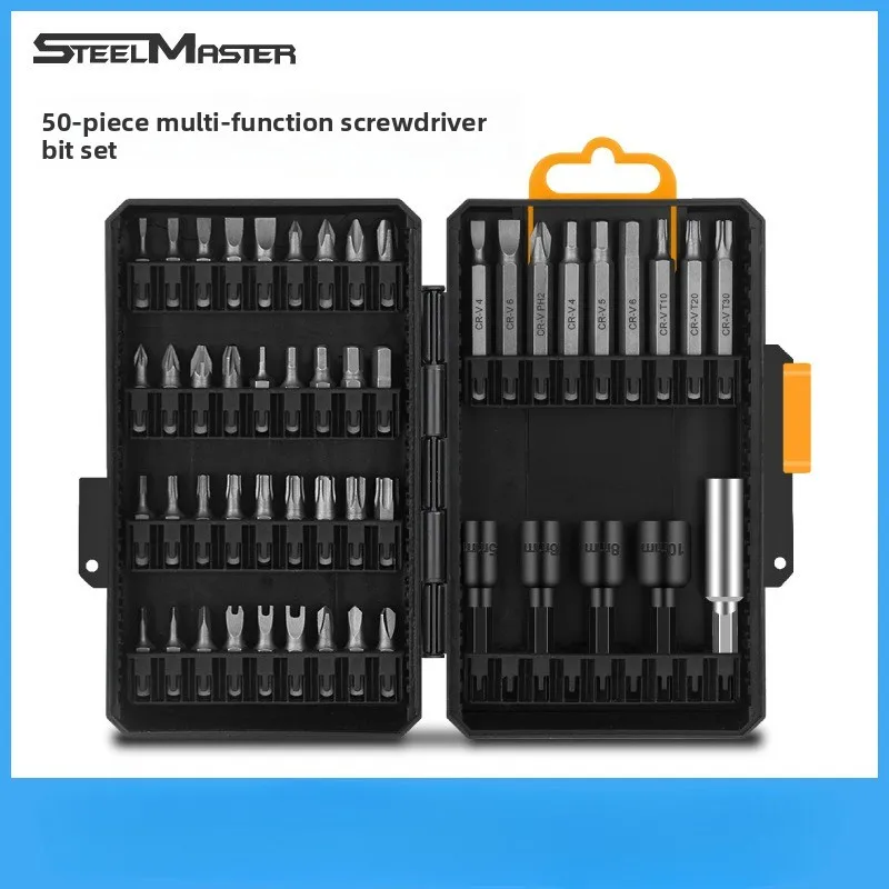 

Multifunctional Bit Socket Set Impact Socket Ready S2 Steel Mechanics Tool Kit Screwdriver Bits Drill Bits Hand Tool Set 1 sold