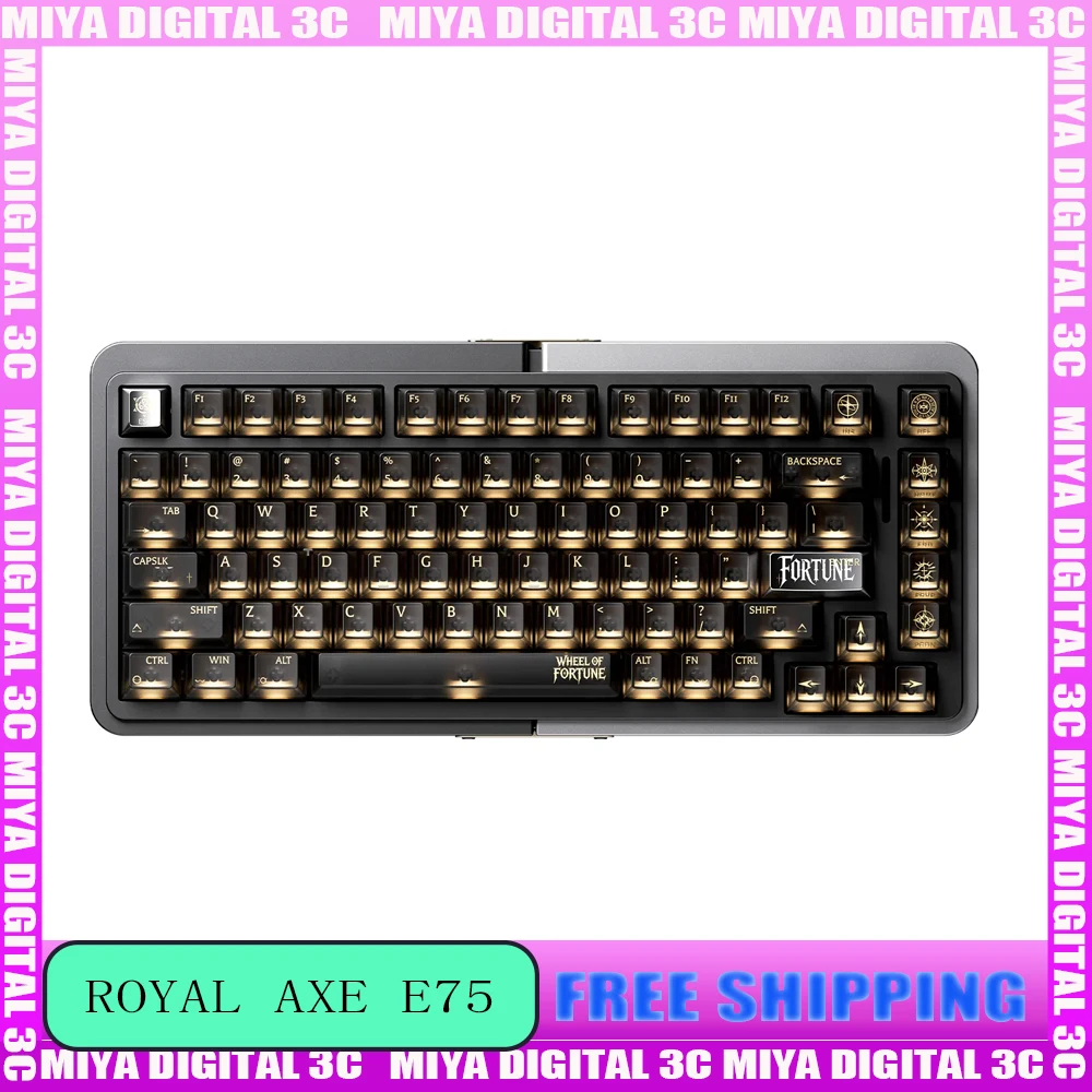 

Royal Axe E75 Magnetic Keyboard 8K Aluminum TTC Magneto King Axis Esports Gaming Mechanical Keyboard Computer Pc Peripherals