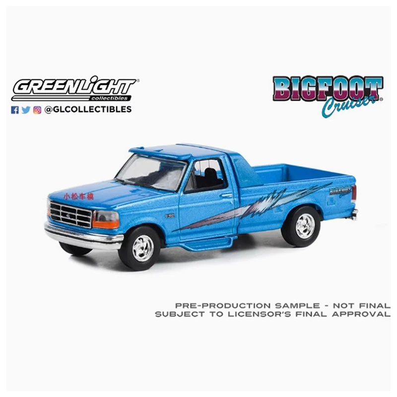 

GreenLight масштаб 1:64 1994 Ford F-150 оборудование 4x4 пикап модель автомобиля из сплава классический сувенир для взрослых подарок хобби и игрушки
