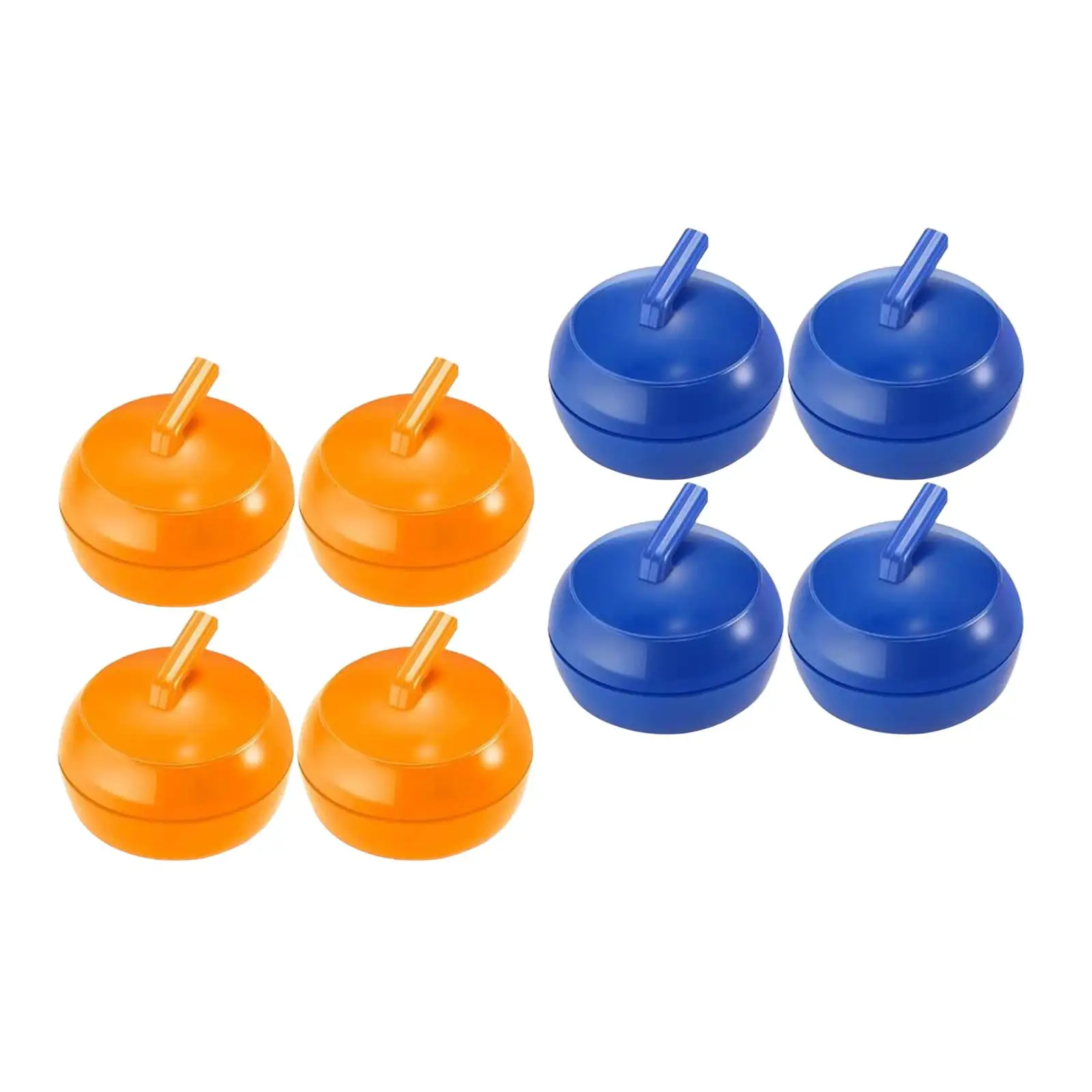 8x Tabletop Curling Games Party Kid Friends Erwachsene Tabletop Curling Pucks