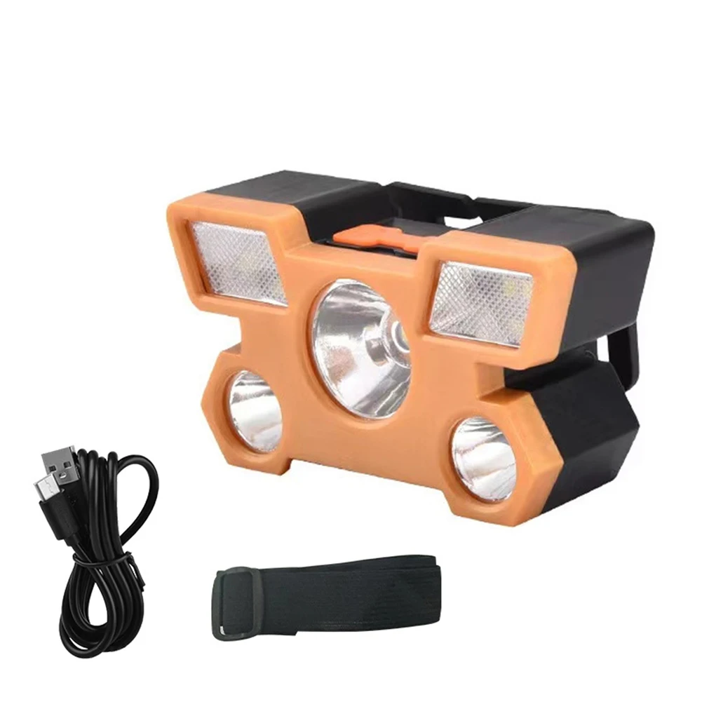 Camping Lighting Camping Headlight Adjustable Beam Adjustable Flashlight Portable Headlight Waterproof Design Compact Size