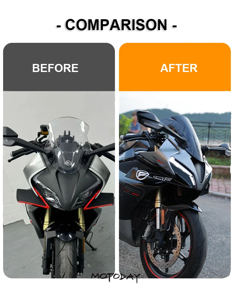 Für CFMOTO 450SR Windschutzscheibe 450SR Zubehör CFMOTO Zubehör Motorrad Zubehör 450SRR Windschutzscheibe