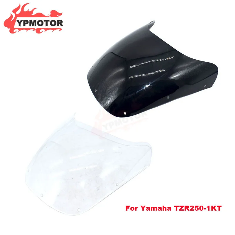 

TZR250-1KT 85-87 Stree Bike Plastic Front Windscreen Windshield Air Deflector Glass Fairing For Yamaha TZR250 1KT 1985-1987 1986