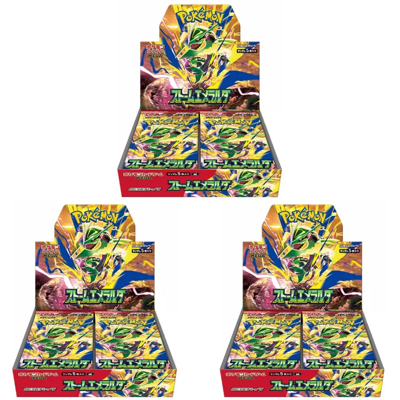 Originele Pokémon Trading Card PTCG Japanse Versie M6 Rayquaza EX Emerald Storm Booster Box PTCG verzamelbare trading card
