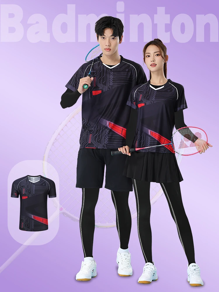 new-2026-badminton-orm-set-men-women-qui-dry-table-tennis-volleyball-training-cetition-twear-printed-sportswear