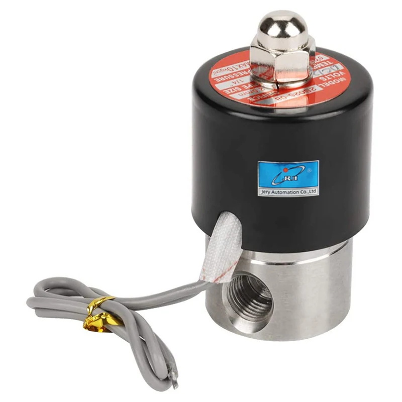 1/8 1/4 inch port 2S025-08/06 2/2-way normally closed stainless steel miniature water solenoid valve 12V 24V 110V 220V