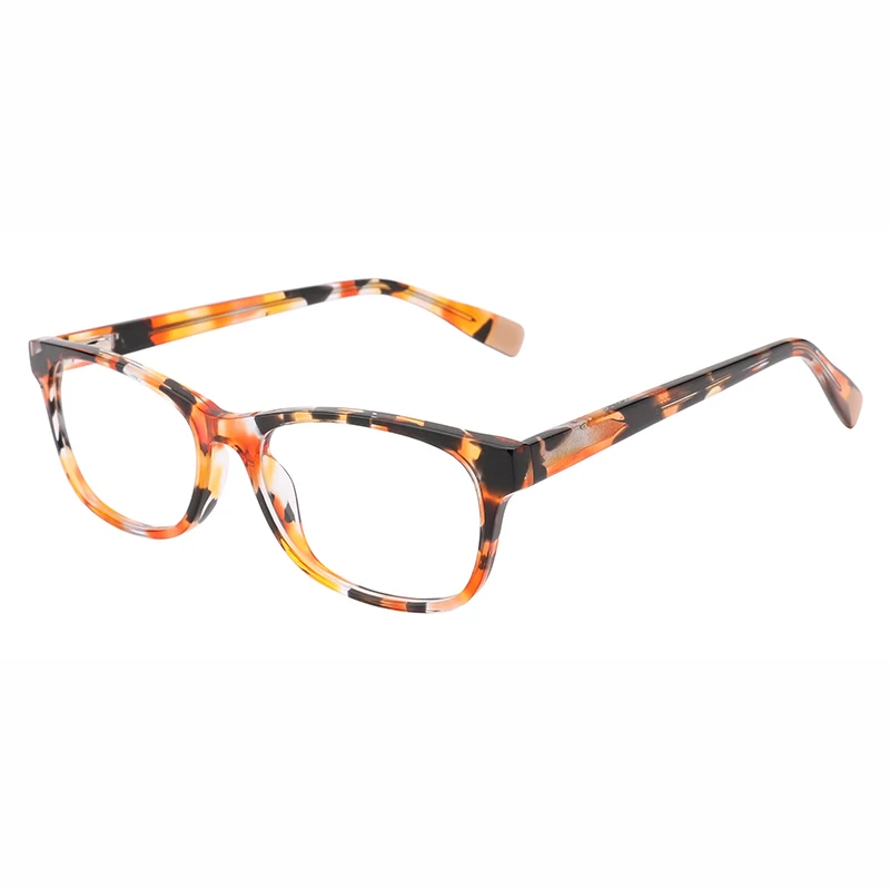 Kirka Female Eyewear Acetate Butterfly  Frame Optical Glasses Laminating Color Wide Temple for Ladies&Women WD2226