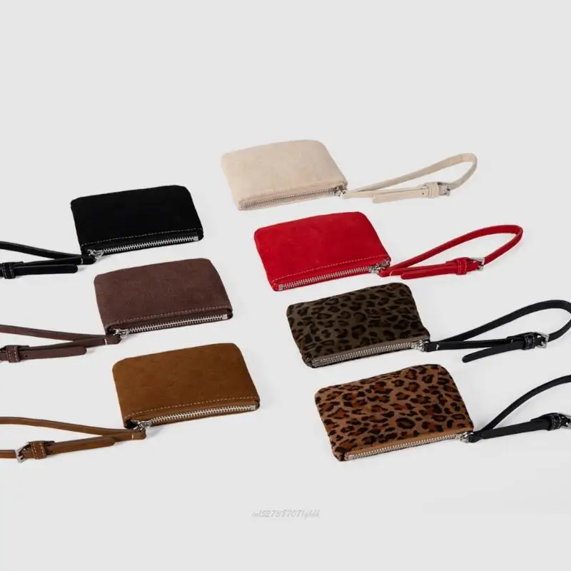 X5XA กระเป๋าสตางค์ซิปกระเป๋าสตางค์หนังนิ่มสไตล์เกาหลีสำหรับ Essential