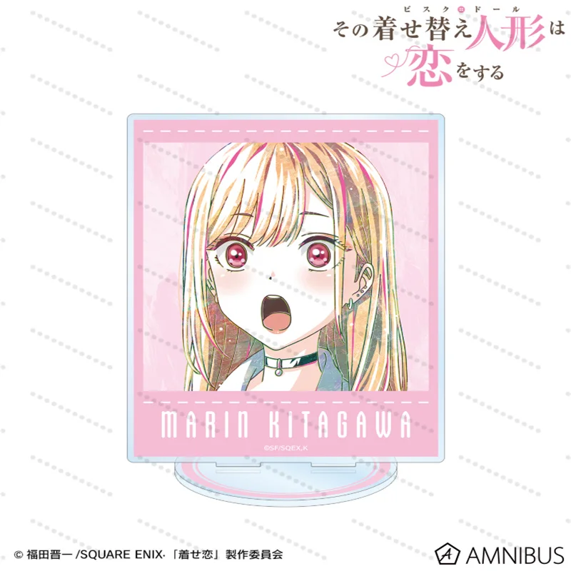 Anime Shizuku Marin Kitagawa Sajuna Inui Shinju Acrylic Stand keychain Mini Figure Doll Game  Keyring Pendant  Gift