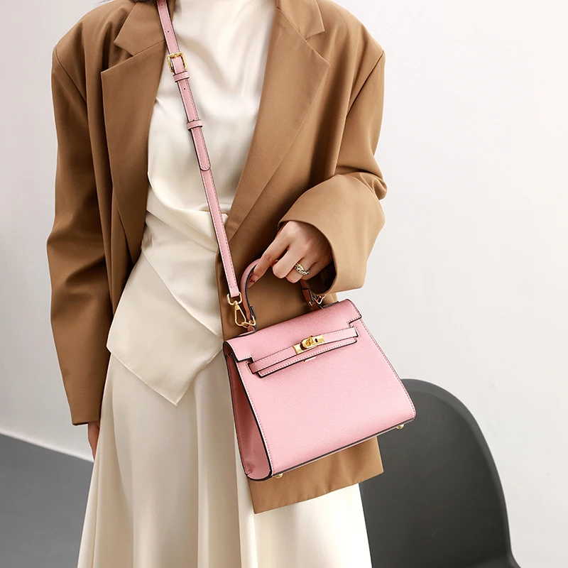 

Women's Shoulder Bag In Genuine Leather, Crossbody Messenger Handbag By Luxury Brand, Famous Designer Elegant Classic
