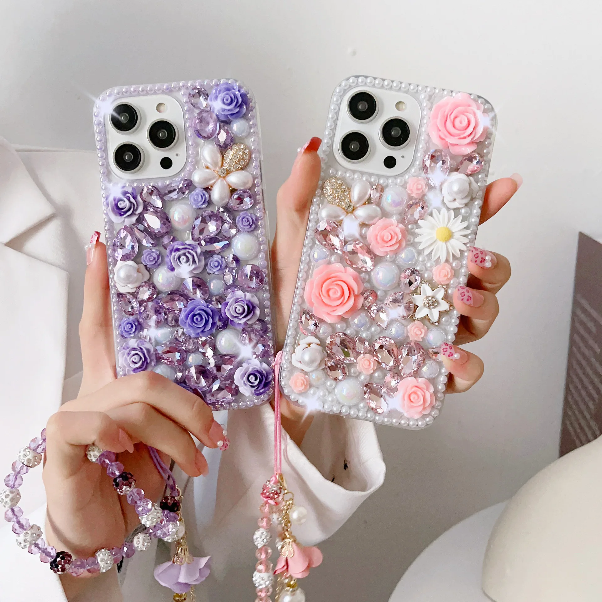 เคสโทรศัพท์พร้อมสายคล้อง สำหรับ Honor X9C Smart 5G X8C X7C X9B X8B X7B X6B X5B Plus X9A X8A X7A X6A 4G เคสหรูหราแบบ 3 มิติ ประดับคริสตัล