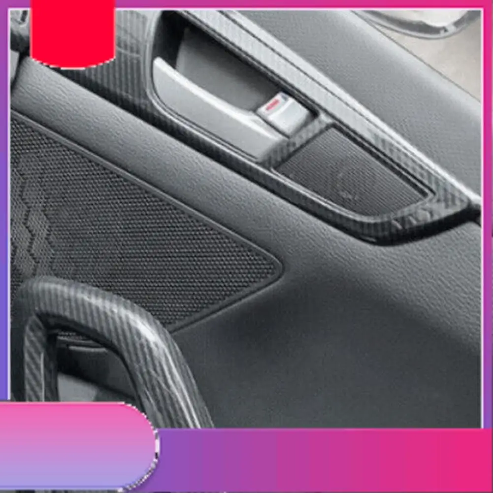 

3Pcs For Hyundai Veloster 2011-2017 Carbon Fiber Window Lift Switch Button Panel Cover Trim Interior Decoration-Y79A