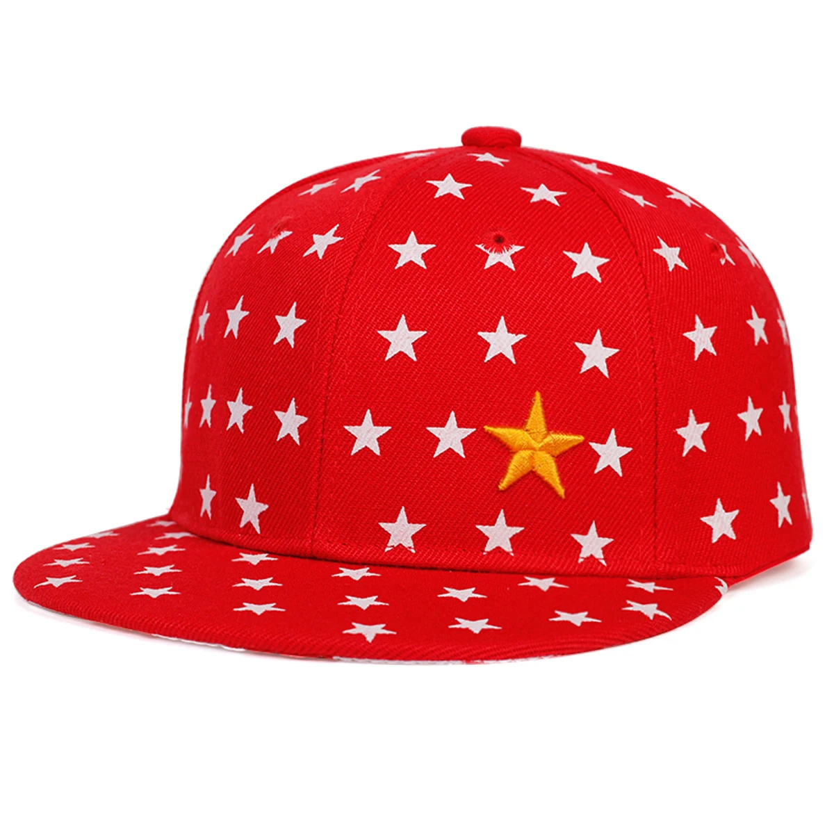 Children Five Pointed Star Embroidery Baseball Caps Hip-hop Hats Spring Autumn Outdoor Adjustable Casual Hat Boy Girl Trave