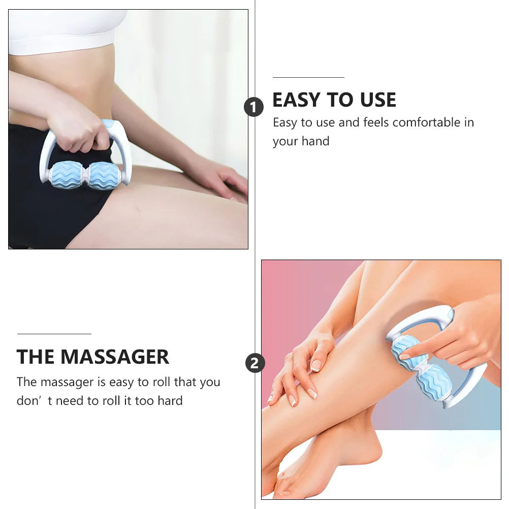 

Handheld Massage Roller for Deep Tissue Relief Portable Muscle Relaxation Tool with Smooth for Full Body Use Post