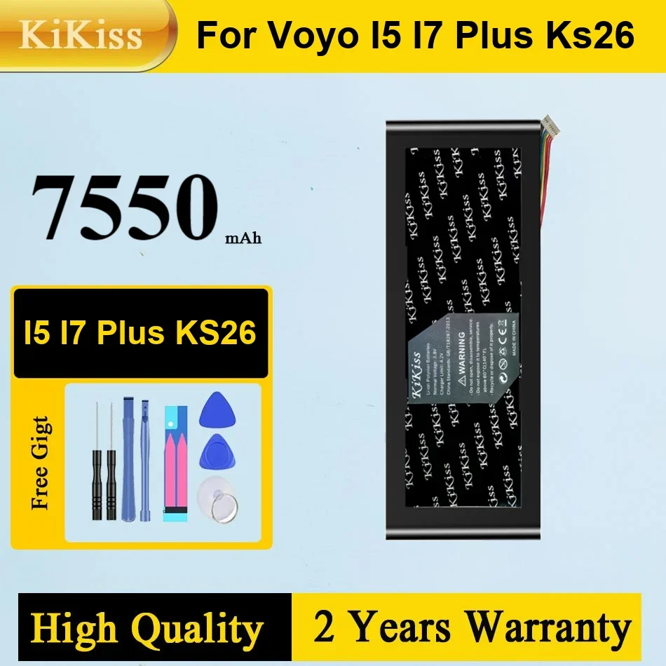 

Battery for VOYO I5 I7 Plus I7Plus KS26 Mobile Phone Bateira 6500mAh Batteries Warranty + Track Code