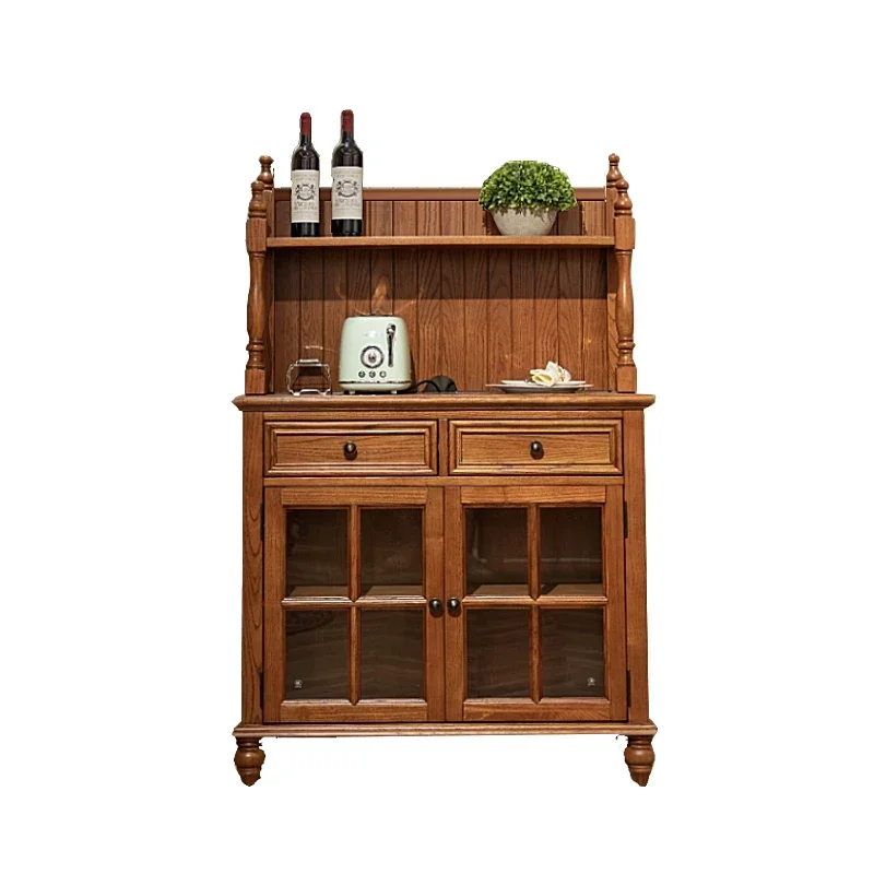 Storage tea kitchen cabinet storage integrated wall wine cabinet